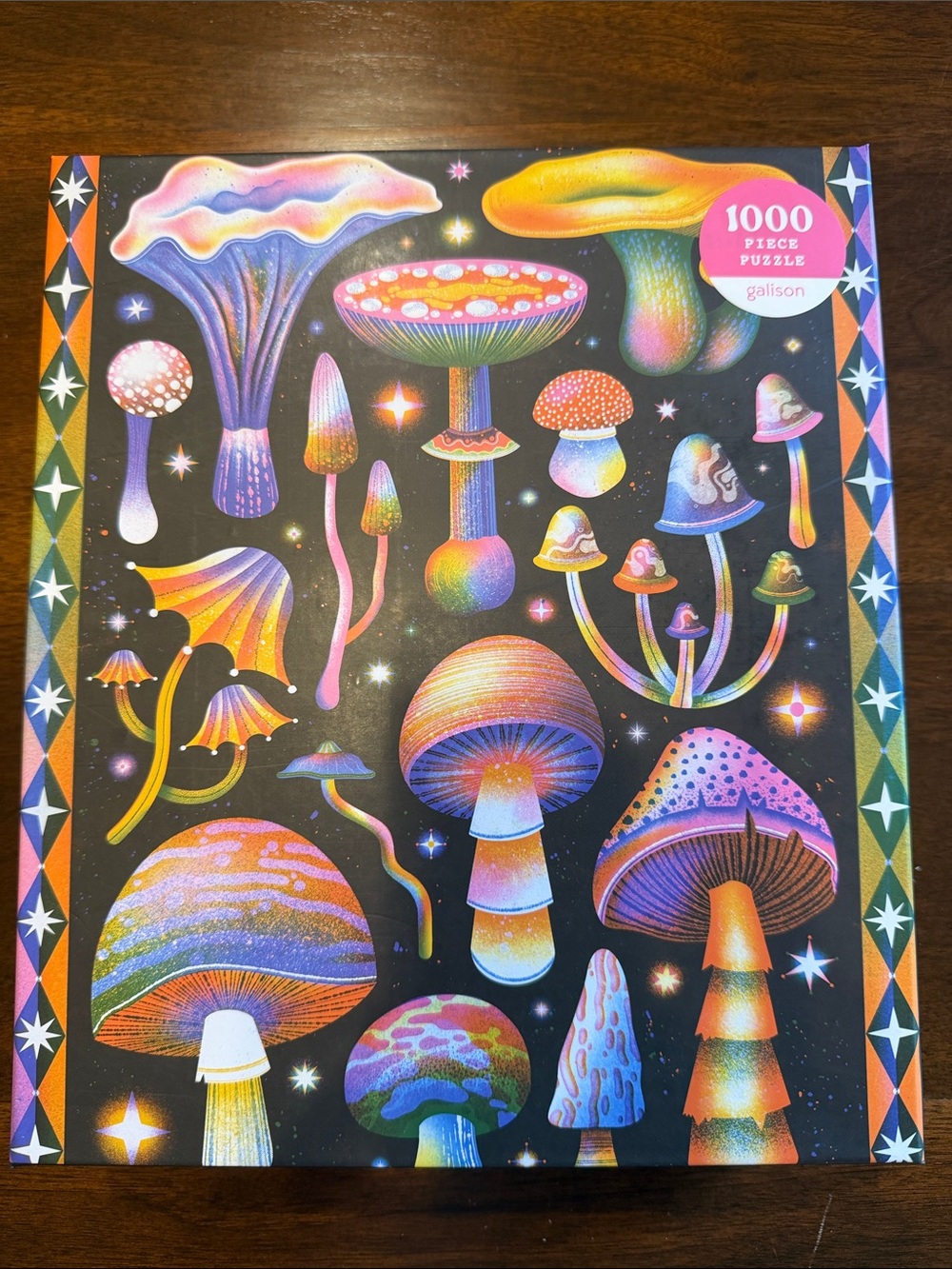 Galison 1000-Piece Cosmic Mushroom Puzzle